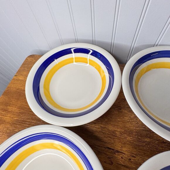 4 MAX4 by MAXAM Italy Coupe Soup Cereal Pasta Salad 8” Bowls Yellow La PRIMULA - Picture 6 of 11